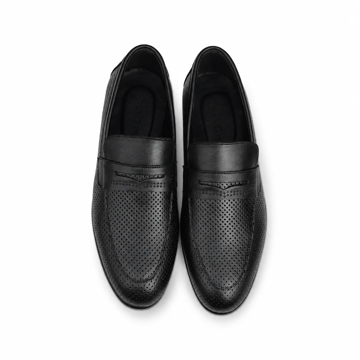 Chaussure pour homme 489-2 noir cuir   miniature